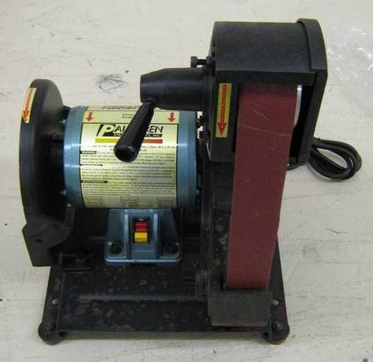 Homemade clearance disk sander