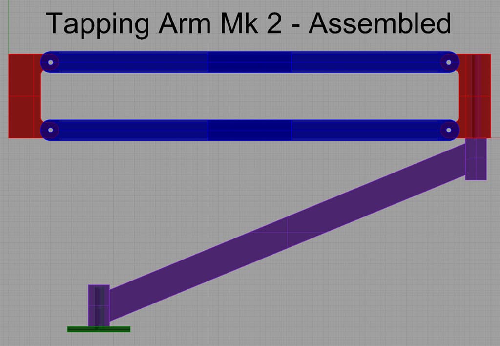 Top left: Design of the fixture holding the metal tube. Top right